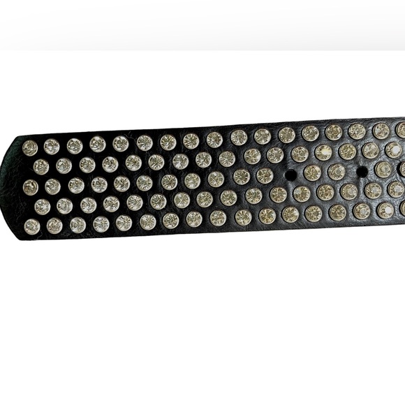 Exclusive Glitz Rhinestone Black Belt S - Picture 4 of 7